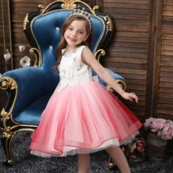 Robe De Princesse Rose Pour Petite Fille -Princesse Magique Cosplay Boutique robe rose fille