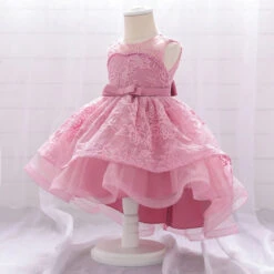 Robe Bébé Mariage Rose -Princesse Magique Cosplay Boutique robe rose petite fille mariage
