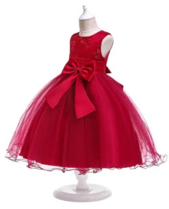 Robe De Princesse Petite Fille Rouge 7 Robe De Princesse Petite Fille Rouge -Princesse Magique Cosplay Boutique robe rouge fillette princesse