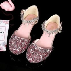 Chaussure Rose Déguisement 5 Chaussure Rose Déguisement -Princesse Magique Cosplay Boutique sandales deguisement