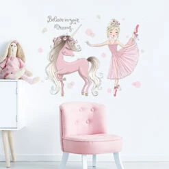 Autocollant Licorne Chambre 5 Autocollant Licorne Chambre -Princesse Magique Cosplay Boutique sticker licorne chambre