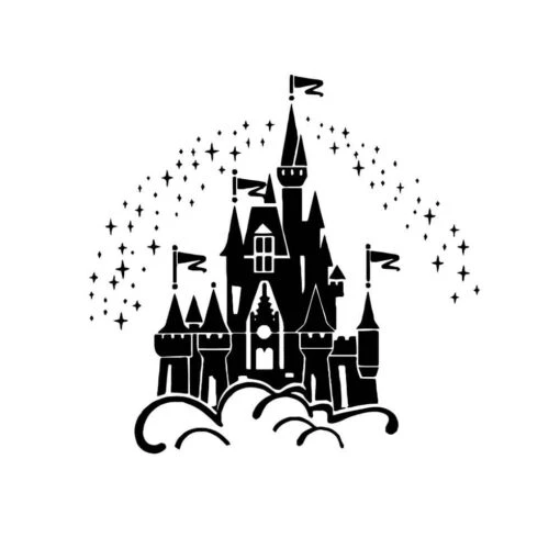 Stickers Château Princesse Géant