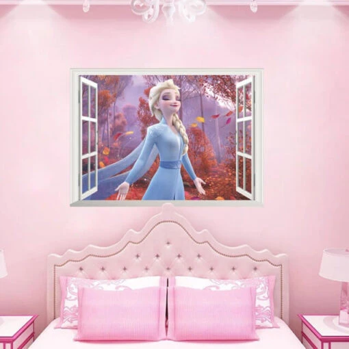 Stickers Fenêtre Princesse