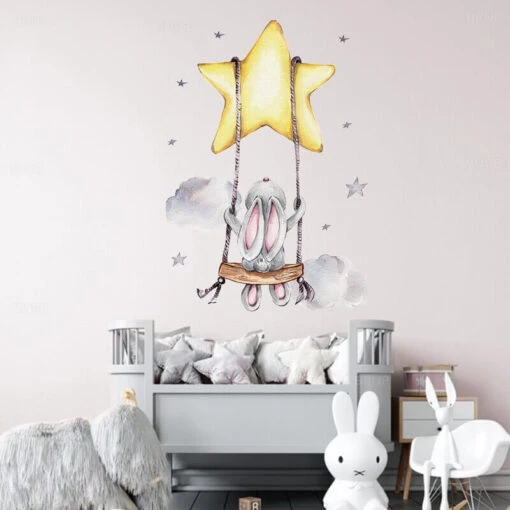 Stickers Lapin Chambre Bébé
