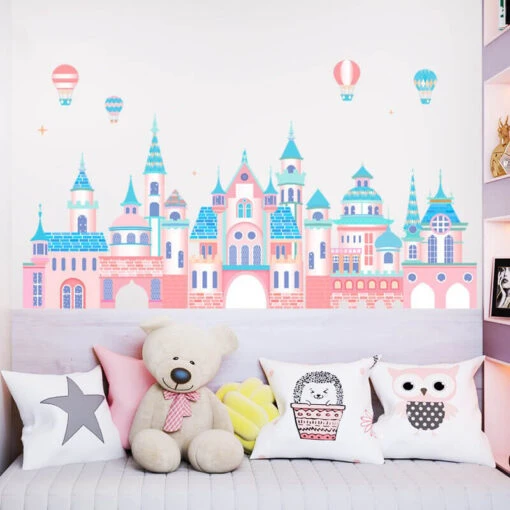 Stickers Muraux Château De Princesse
