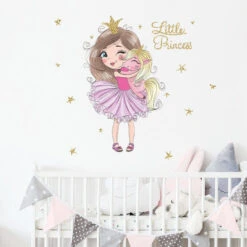 Stickers Muraux Enfant Princesse -Princesse Magique Cosplay Boutique stickers muraux enfant