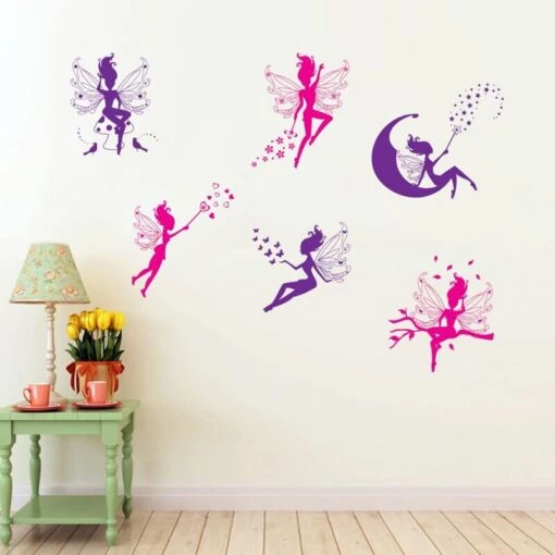 Stickers Muraux Fées Princesse