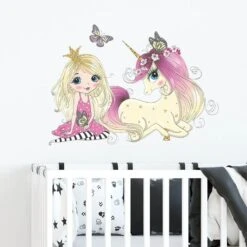 Stickers Muraux Princesse -Princesse Magique Cosplay Boutique stickers muraux petite fille