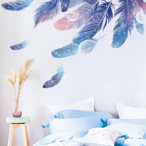 Stickers Muraux Plume