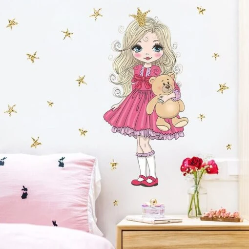 Stickers Princesse Lit
