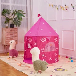 Tente Château Rose -Princesse Magique Cosplay Boutique tente fort rose